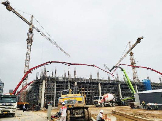 Dự án cung cấp bê tông tươi xây dựng "Nhà máy Vina CNS" tại Khu Công Nghiệp Quế Võ, Bắc Ninh